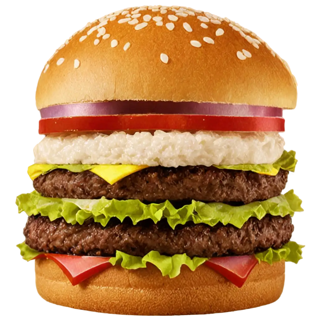 HighQuality-Burger-PNG-Image-for-Versatile-Graphic-Design-Applications