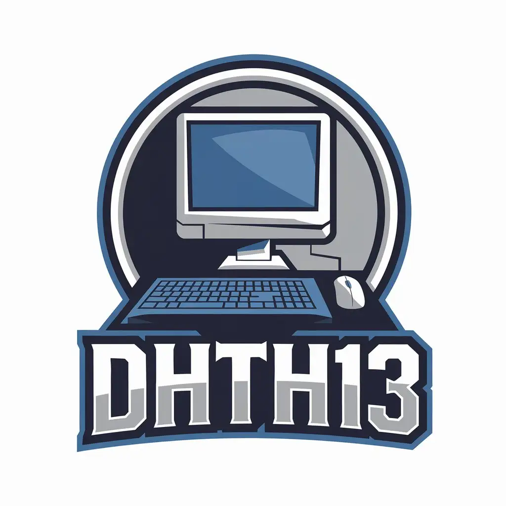 LOGO-Design-For-DHTH13-Modern-PC-Symbol-with-Clear-Background