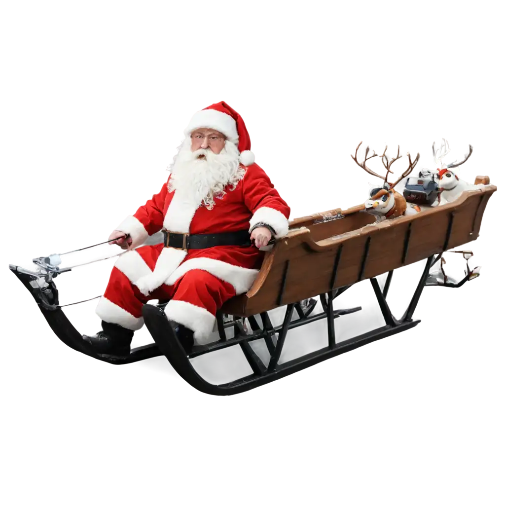 Father-Frost-in-Sleigh-Controlled-by-Drone-PNG-Image-for-Holiday-and-Tech-Themed-Designs