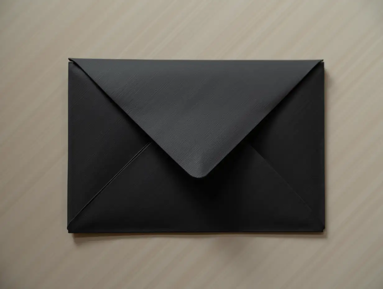 black envelope