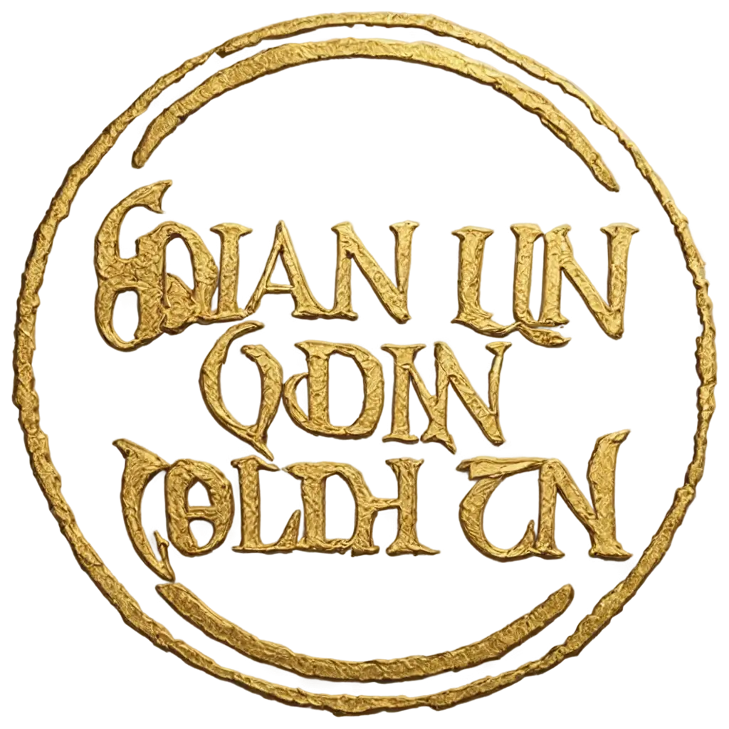 make me an image of a circular token or coin with the words Goblin King. front facing token. also make the image a .png for laser engraving.