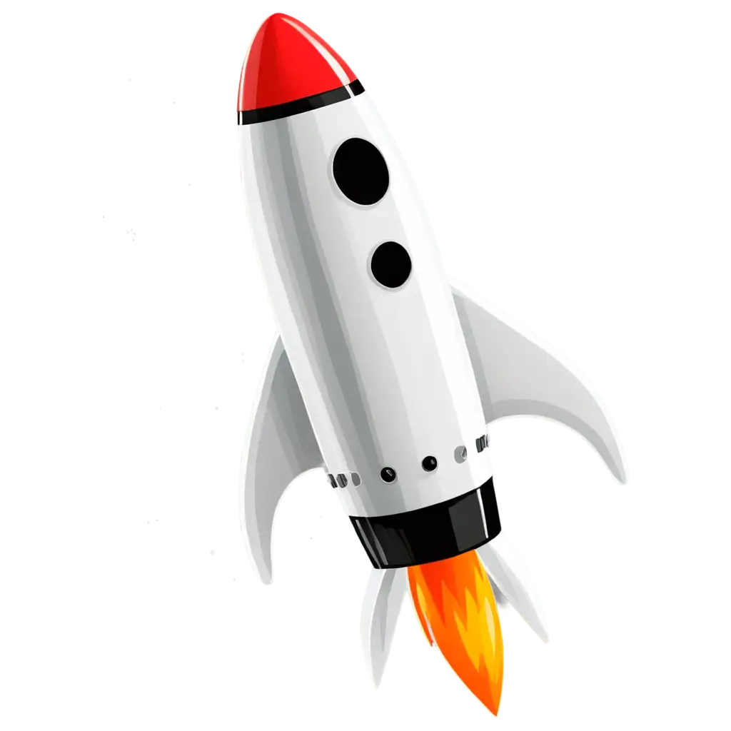 White-Space-Rocket-Flying-Up-PNG-Clipart-Style-for-Clean-Scalable-Designs