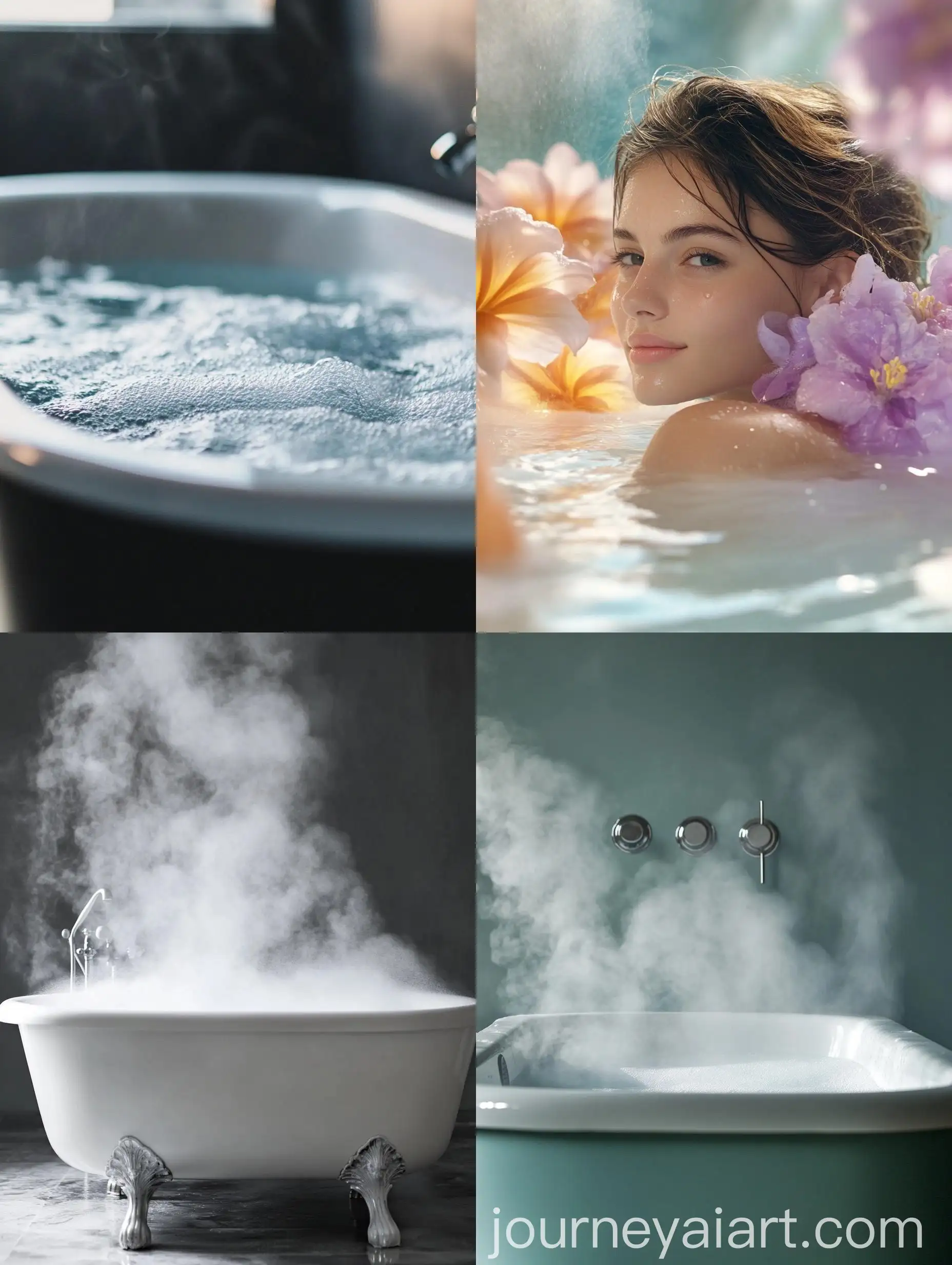 Family-Enjoying-a-Warm-Bath-Together