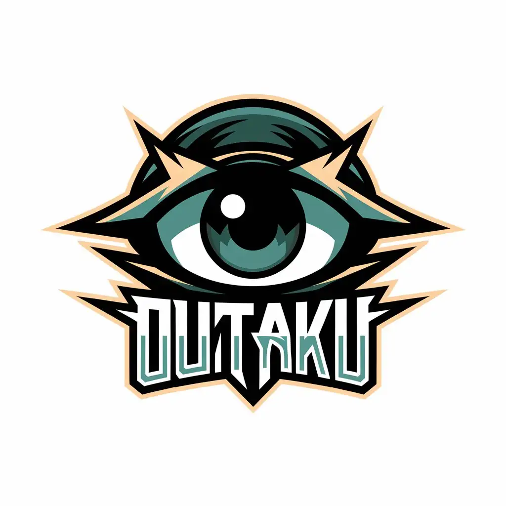 a vector logo design,with the text "Outaku", main symbol:anime,Moderate,be used in Others industry,clear background