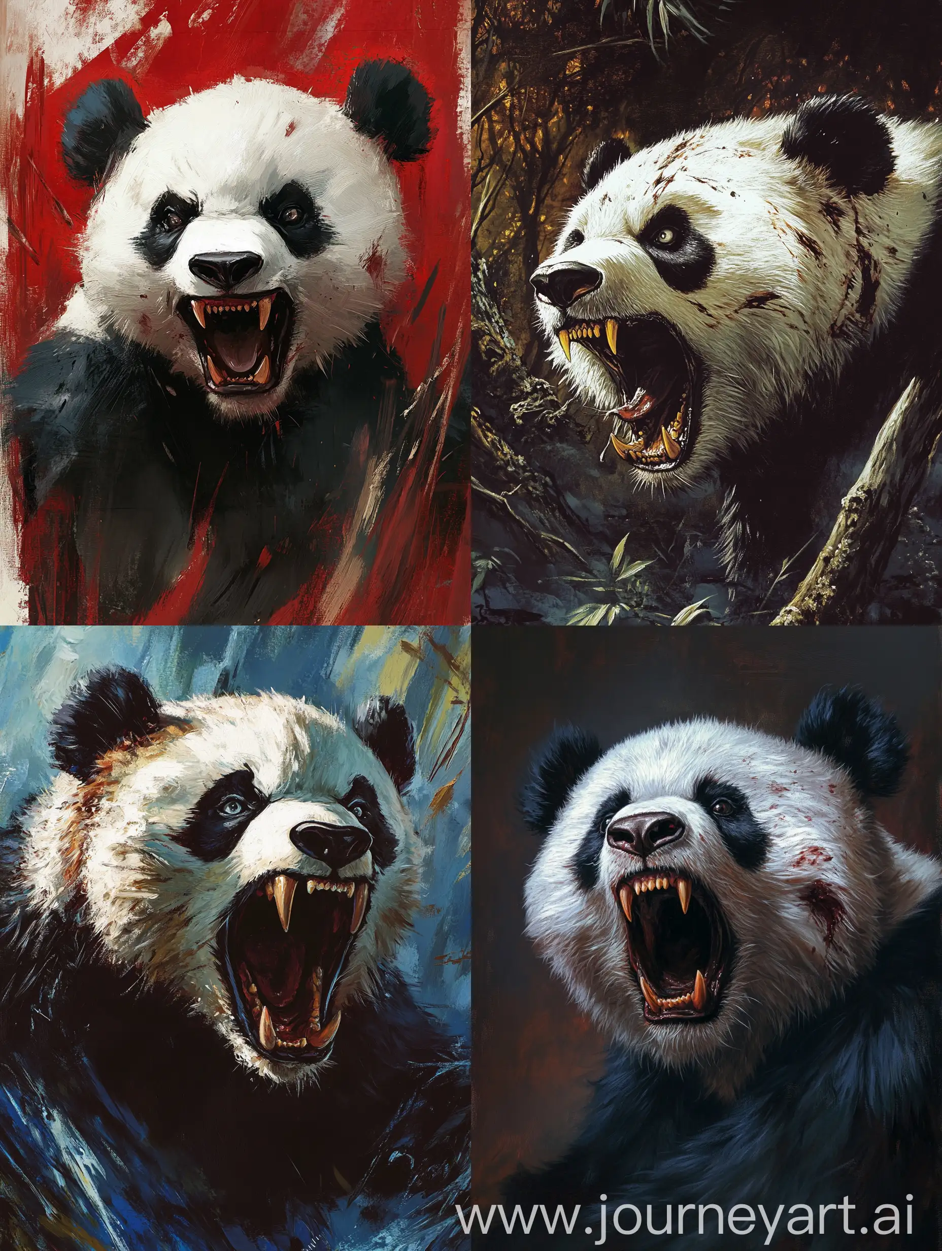 Snarling-Cartoonish-Panda-in-Dark-Fantasy-Film-or-Painting