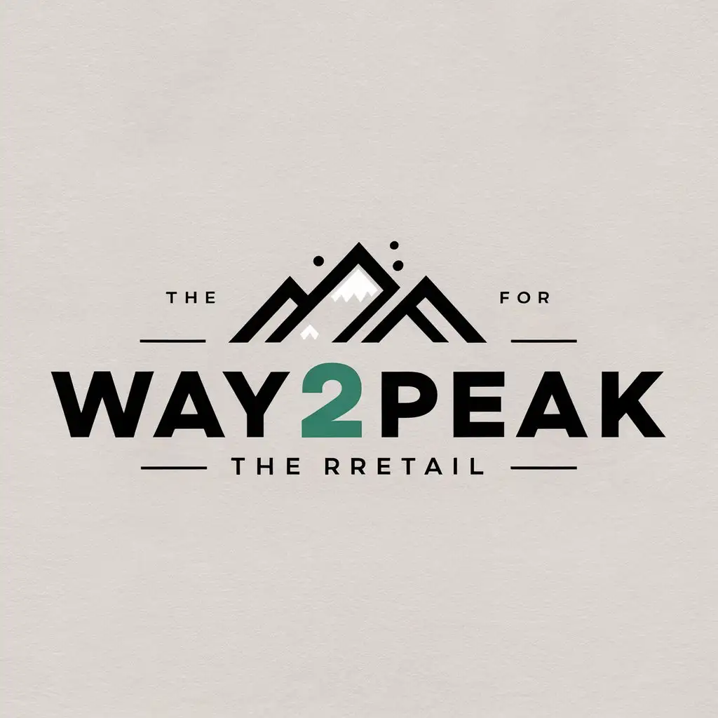 LOGO-Design-for-Way2Peak-Mountain-with-Snow-in-Clear-Background