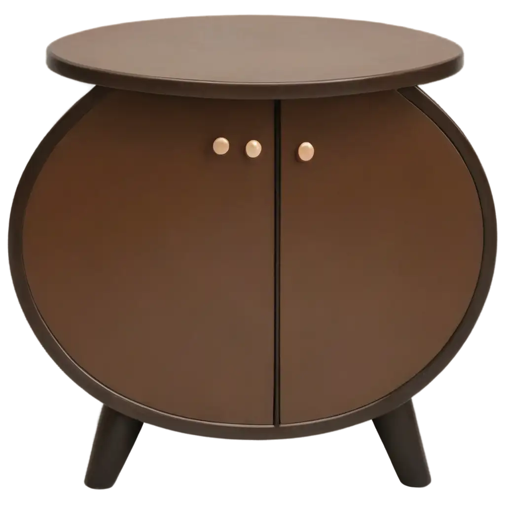 Small-Round-Brown-Cupboard-Cartoon-Style-PNG-Image-Enhance-Your-Designs-with-Quirky-Storage-Solutions
