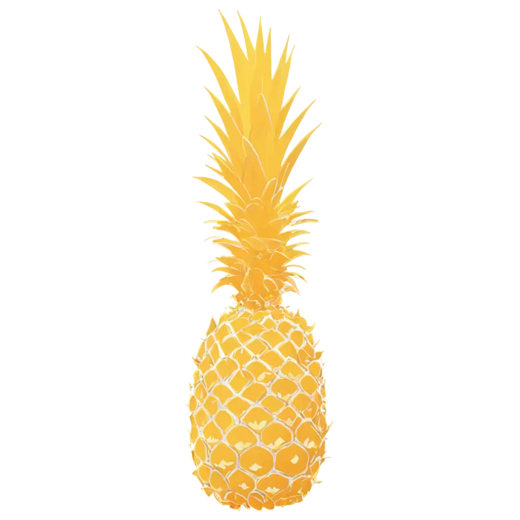 1980s-Pop-Culture-Style-PNG-Simple-Printable-Pineapple-Art