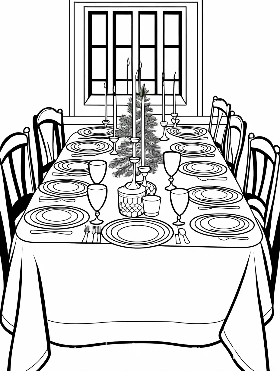 Holiday-Feast-Table-Coloring-Page-for-Kids