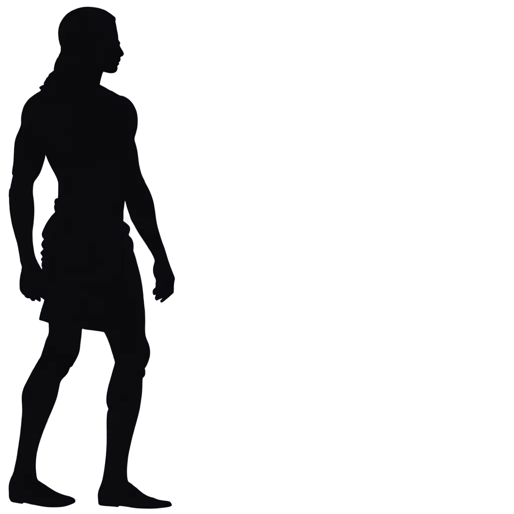 Black-Silhouette-of-an-Egyptian-Prince-PNG-Image-for-HighQuality-Visuals