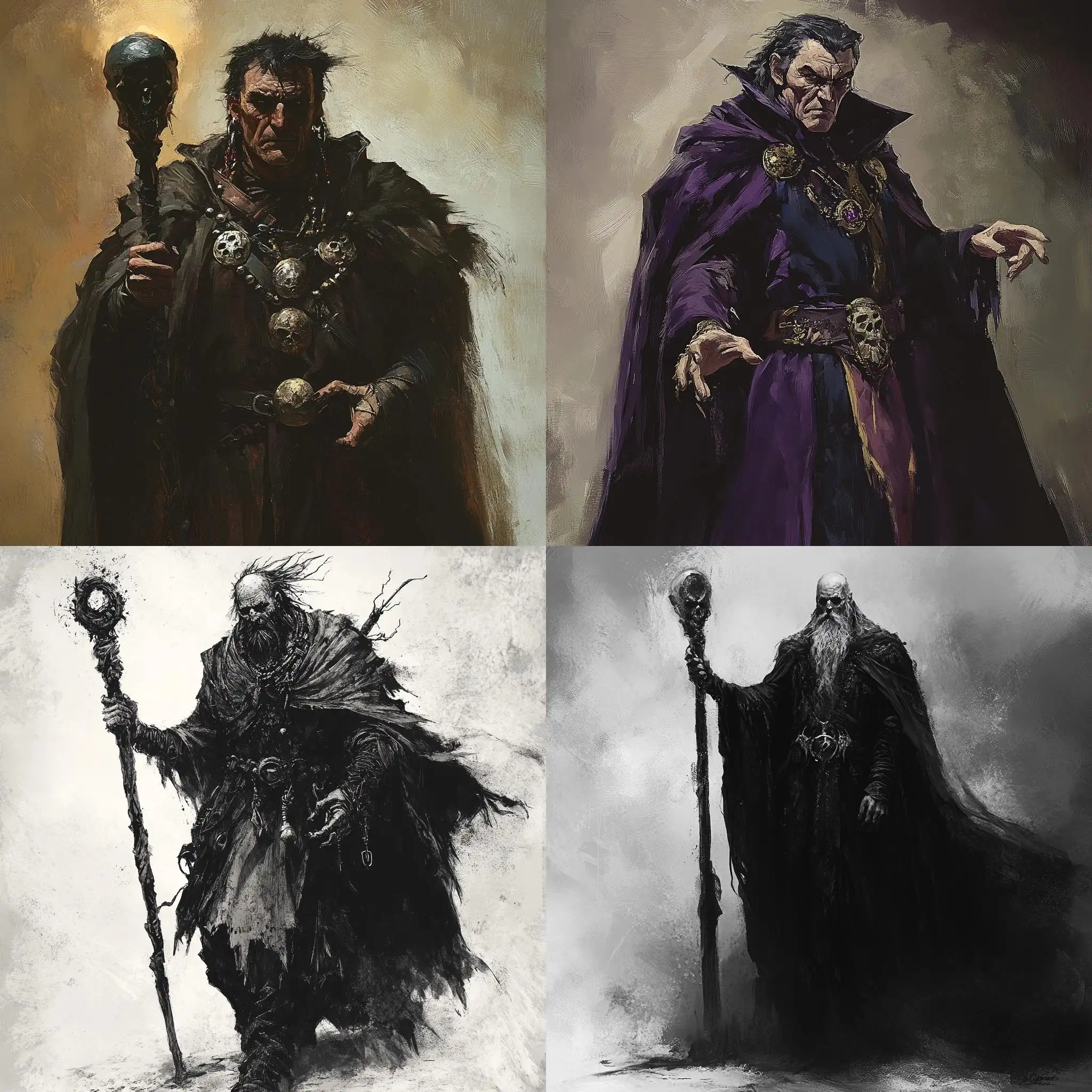 Sinister-Warlock-Linked-with-Ancient-Entity-Cult-Leader-in-Frank-Frazetta-Style