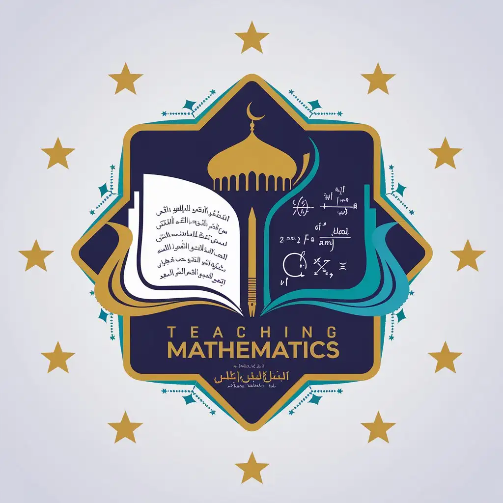 LOGO-Design-For-Teaching-Mathematics-Quran-Formulas-and-Mosque-Dome-Theme