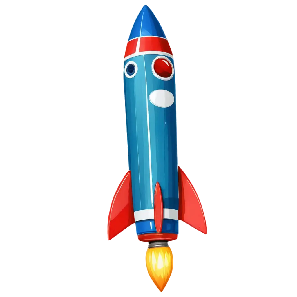 Vibrant-Cartoon-Rocket-PNG-for-Creative-Projects