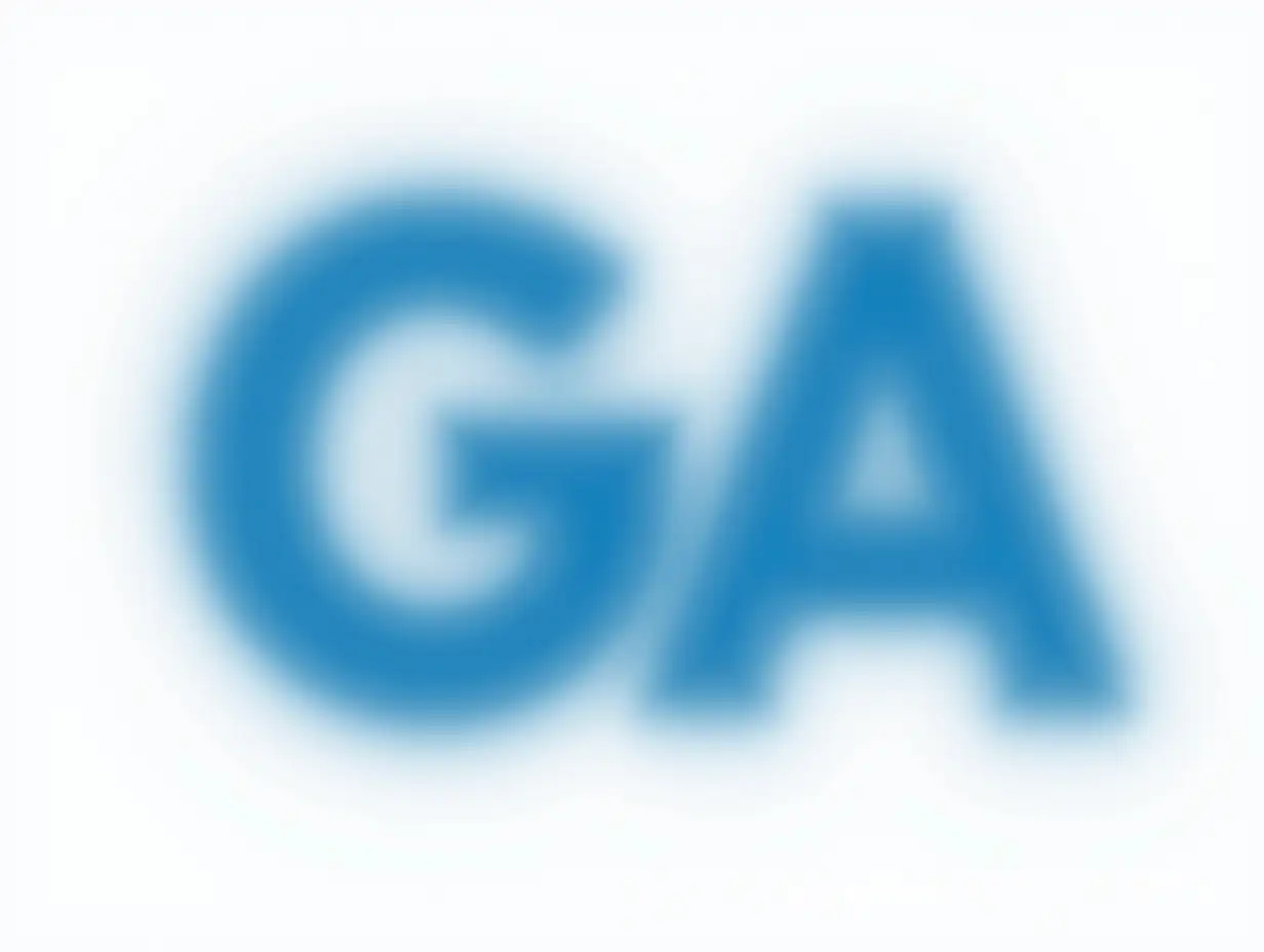 Garth-Car-Manufacturing-Company-Logo-Featuring-GA-with-Blue-and-Shadow-Colors