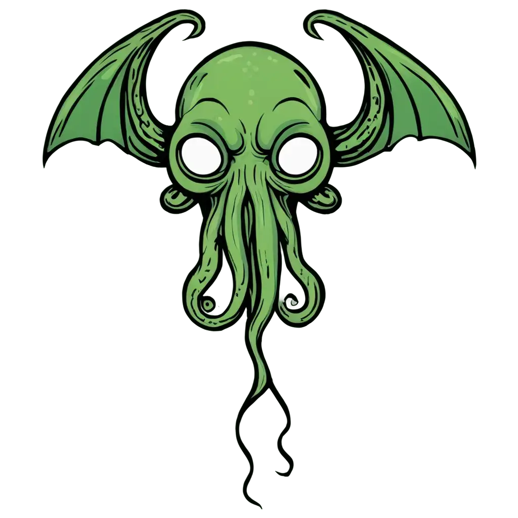 Create-a-PNG-Design-for-a-TShirt-Inspired-by-Cthulhu-Monster-from-HP-Lovecraft-in-Comic-Style