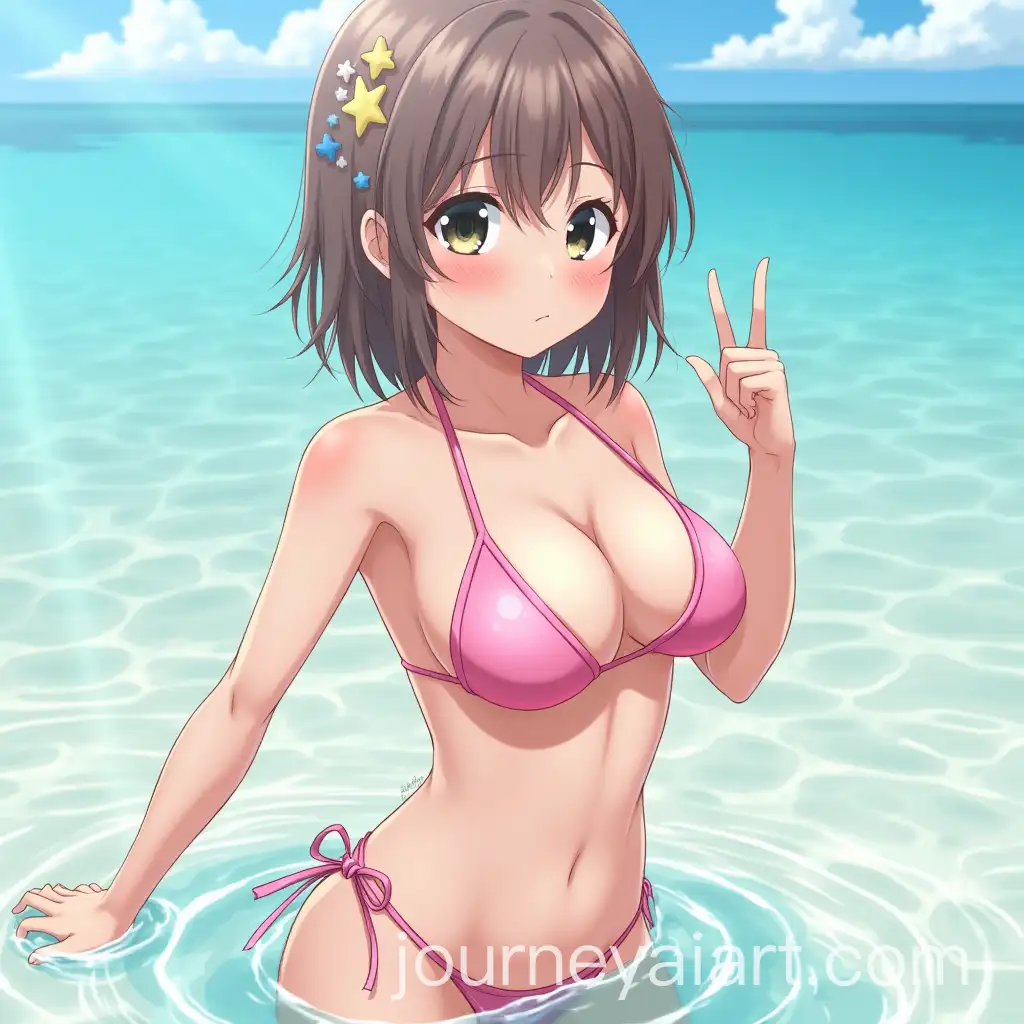 Anime-Girl-in-Bikini-by-the-Beach-in-a-Vibrant-Summer-Setting
