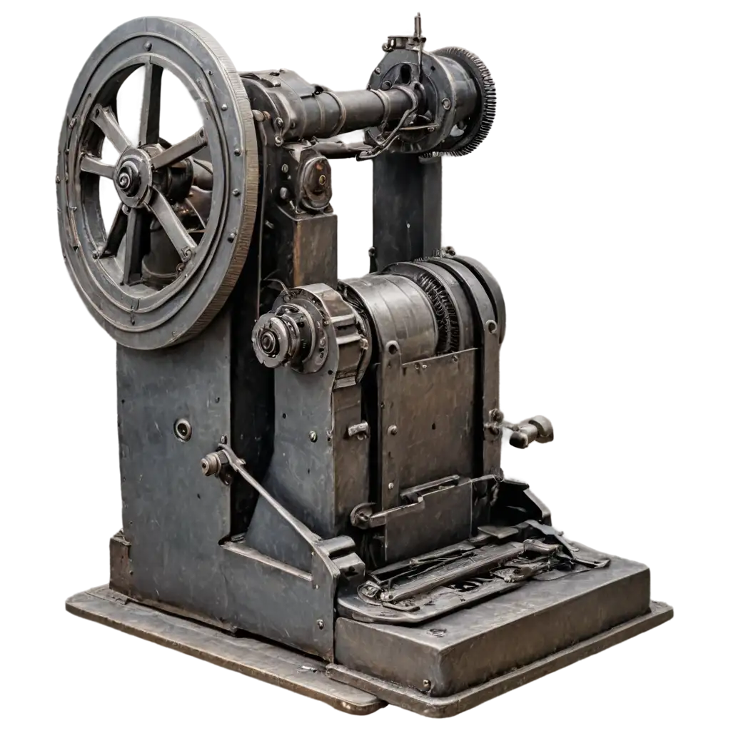 ultra realistic old machine