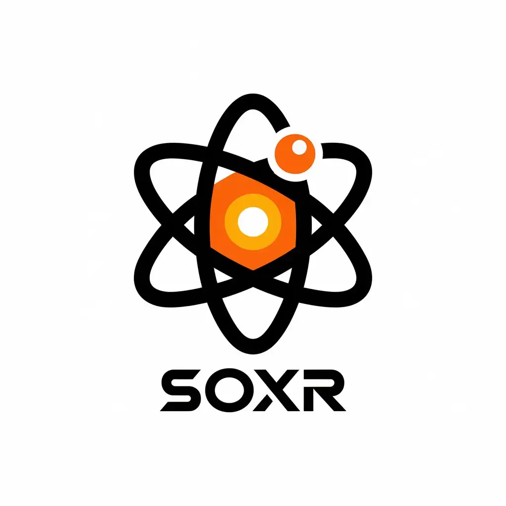 LOGO-Design-For-SOXR-Vector-Design-with-Atom-Symbol-for-Internet-Industry