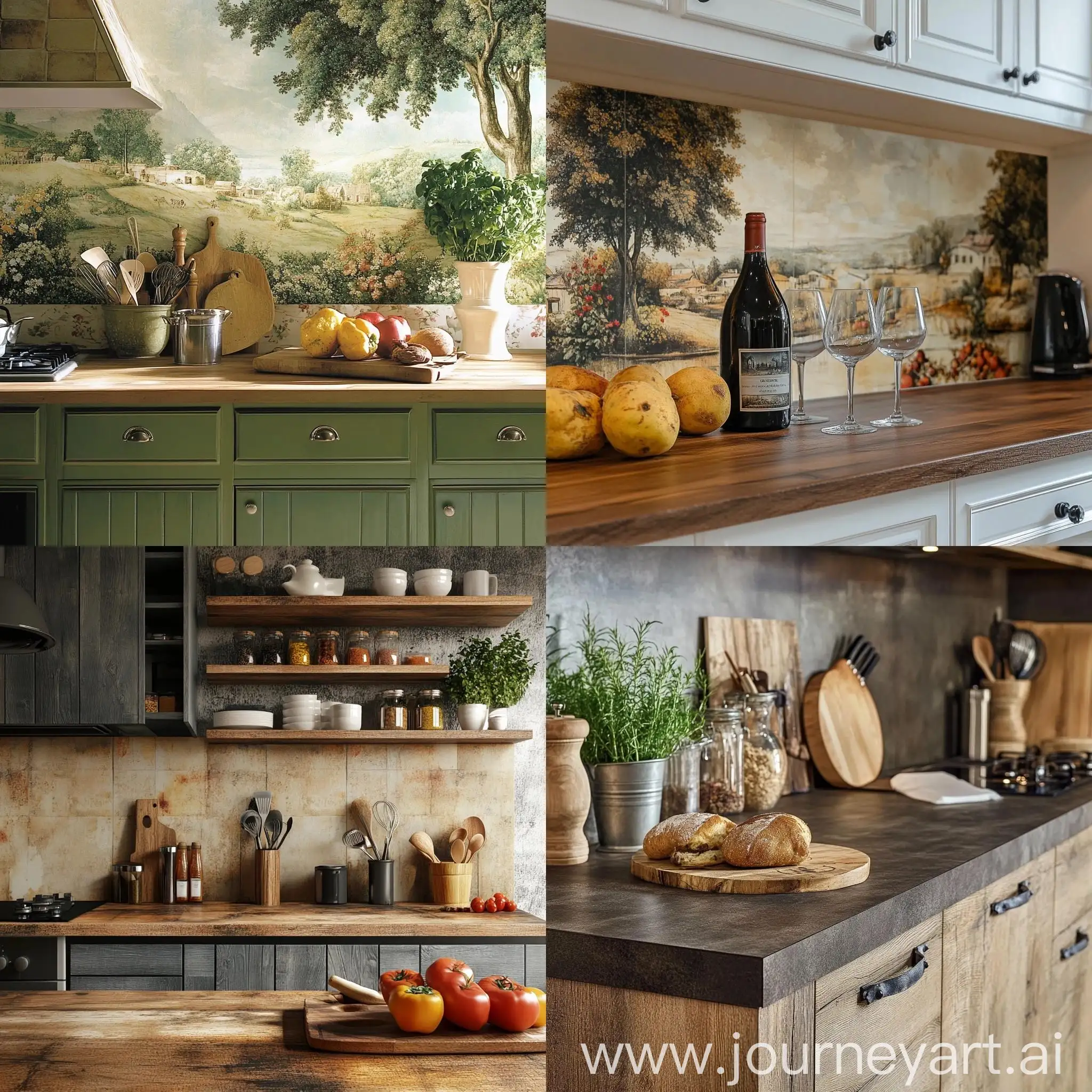 CountryStyle-Countertop-with-Rustic-Charm