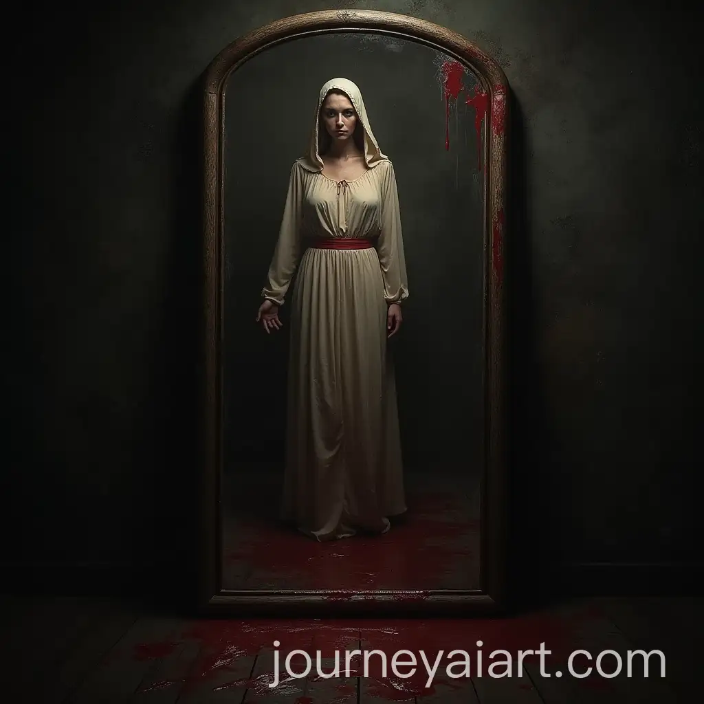 Summoning-Bloody-Mary-in-a-Dark-Mirror-Ritual