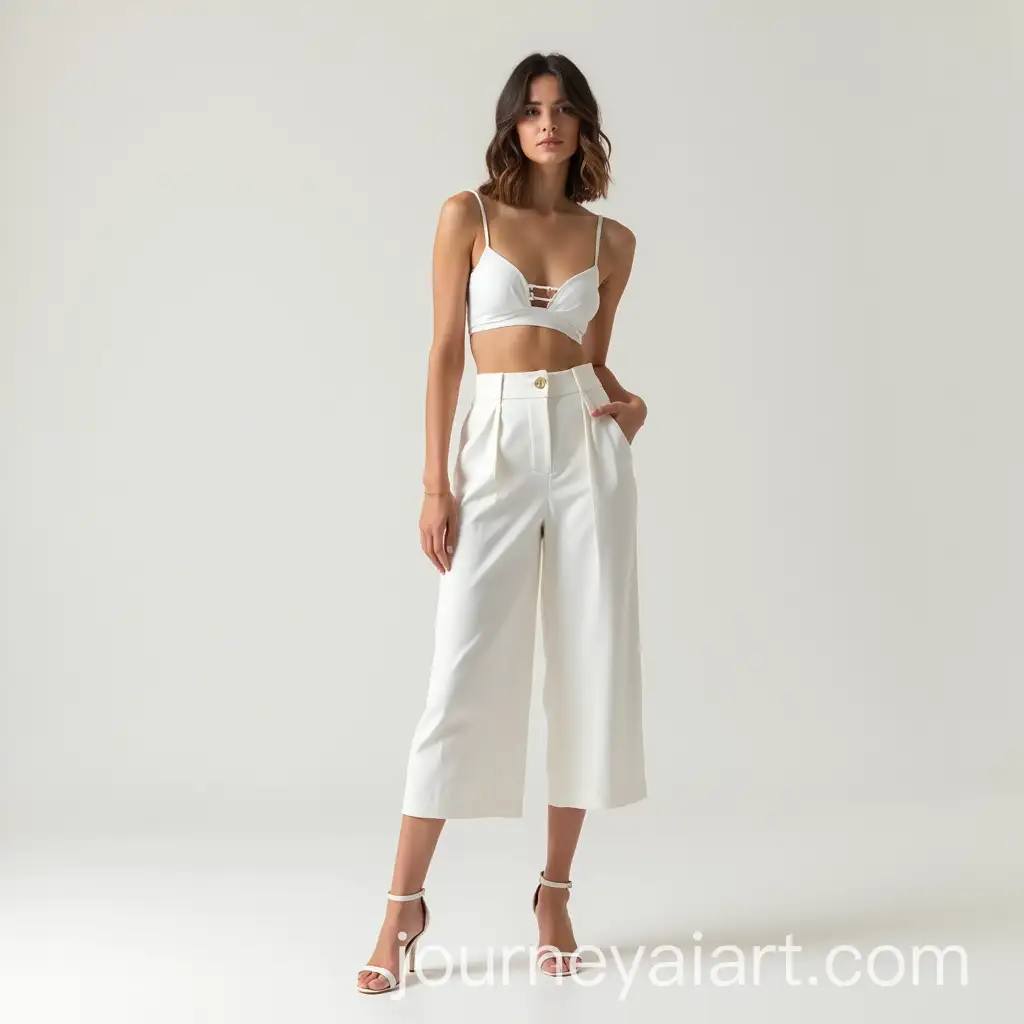 Fashionable-and-Elegant-Women-Apparel-Mockups-Featuring-White-Bra-and-Midi-Shorts