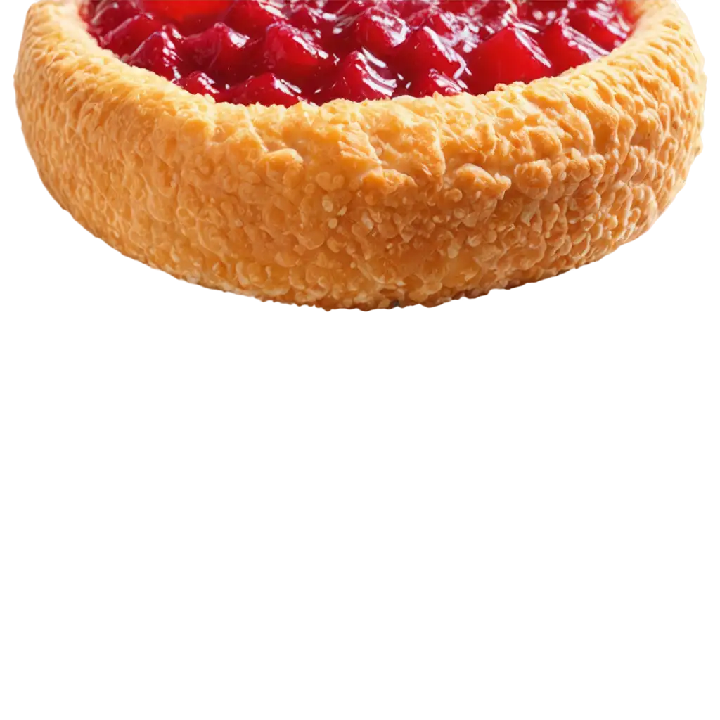 Delicious-Roll-with-Raspberry-Jam-in-Light-Tones-Shiny-Crispy-Crust-PNG-Image-for-Culinary-Design