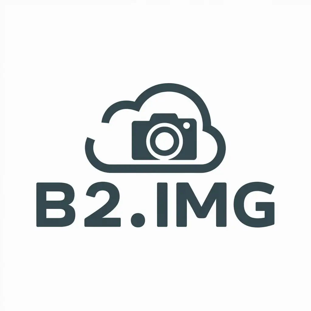 a logo design,with the text "B2_Img", main symbol:cloud,image,Moderate,be used in Entertainment industry,clear background