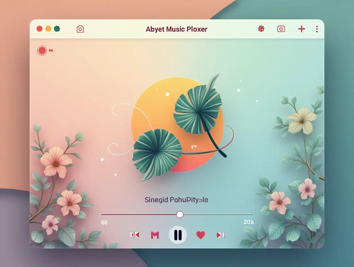 Lofi-Style-Artistic-Music-Player-UI-Design-for-Desktop