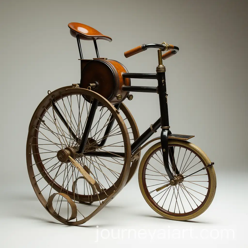 Vintage-Laufmaschine-The-First-FootPowered-Bicycle-of-1817