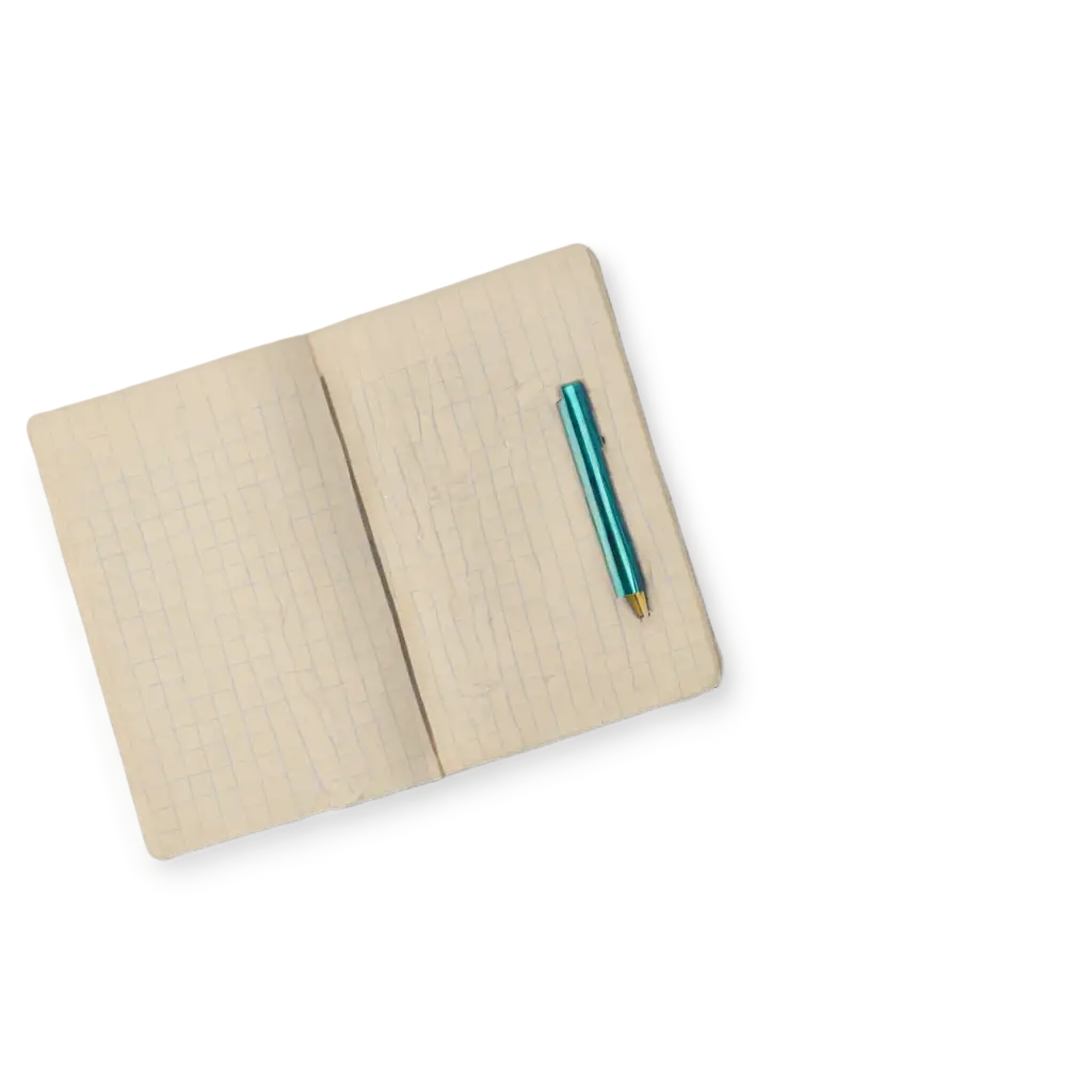 Page-of-Notebook-Cut-in-Half-PNG-Image-Perfect-for-Creative-Designs-and-Digital-Projects