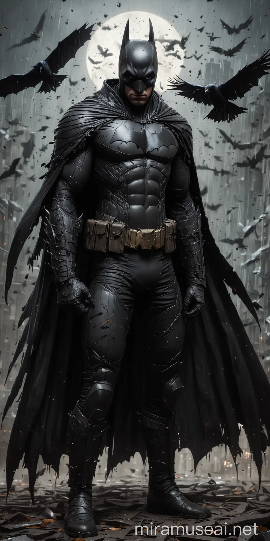 CrowThemed Superhero Inspired by Batman