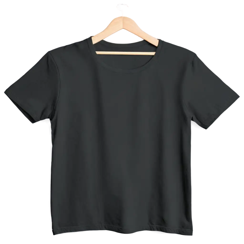 HighQuality-PNG-Image-of-a-Black-TShirt-on-a-Hanger