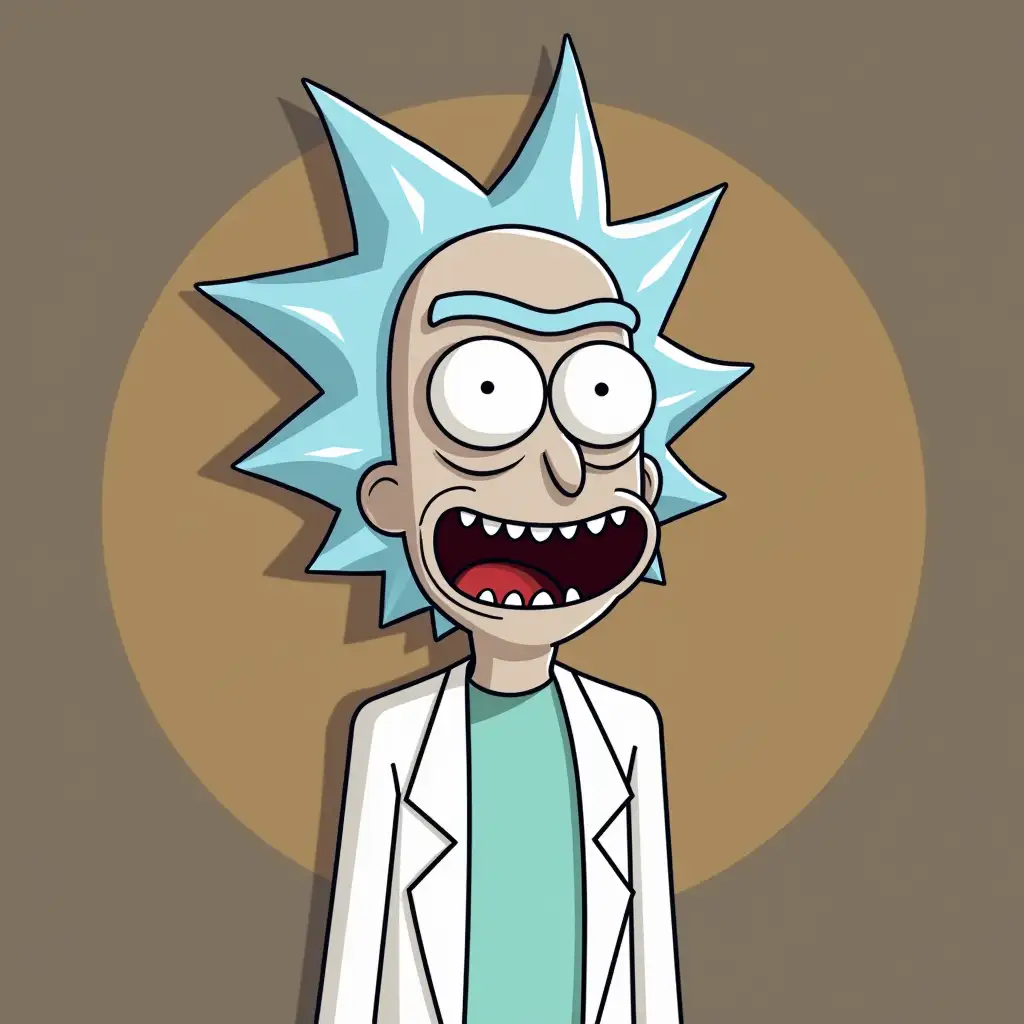 Rick sanchez happy cool