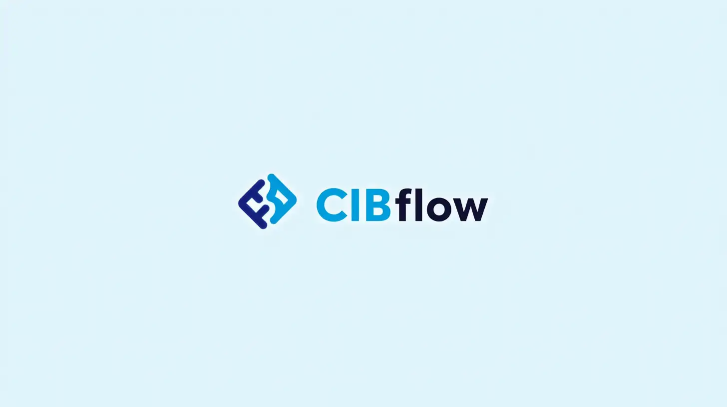 Modern Minimalist Logo Design for CIB Flow Marketing Agency