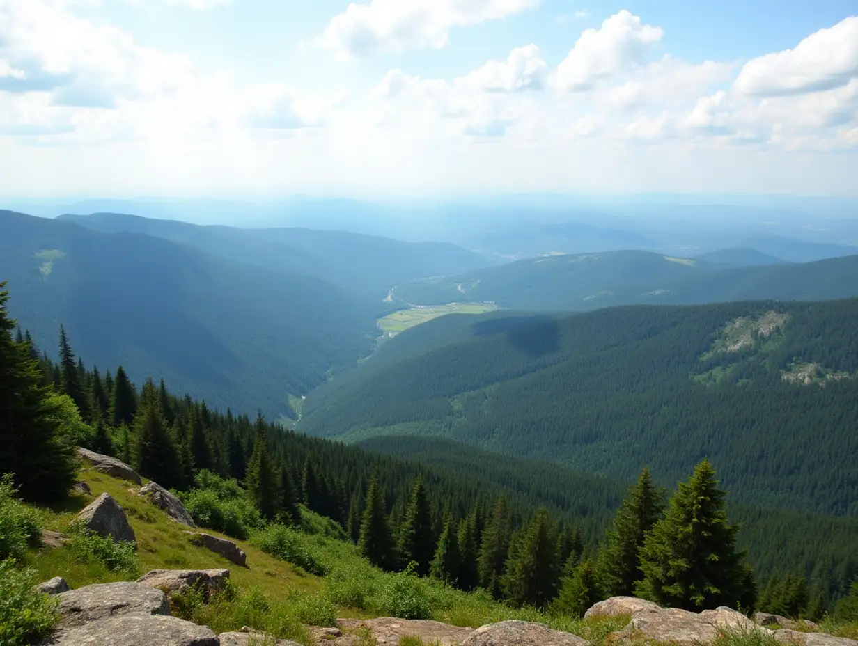 Stunning-Beskidy-Mountains-View-from-Rwnica-Peak