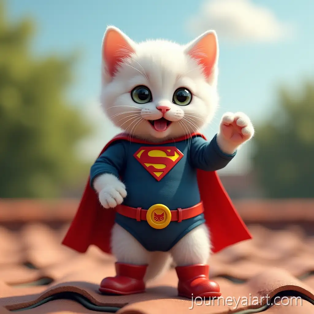 Heroic-WhiteAI-Image-Expansion-Kitten-in-Superhero-Costume-on-Rooftop