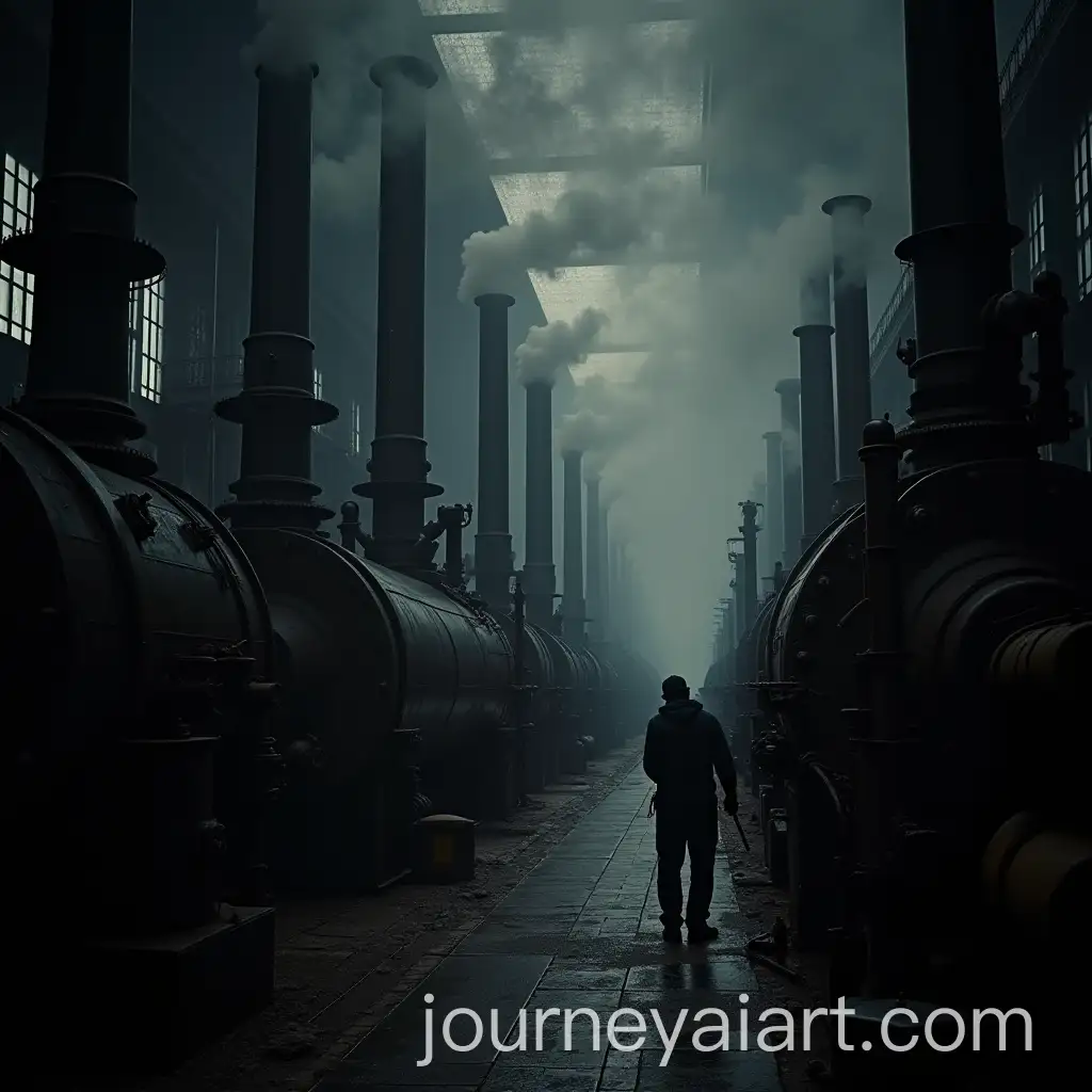 Workers-Operating-Steam-Machines-in-Industrial-Factory-with-Dramatic-Lighting