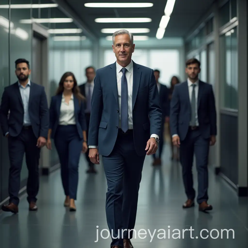 CEO-Walking-Confidently-Among-Employees-in-a-Corporate-Office-Environment