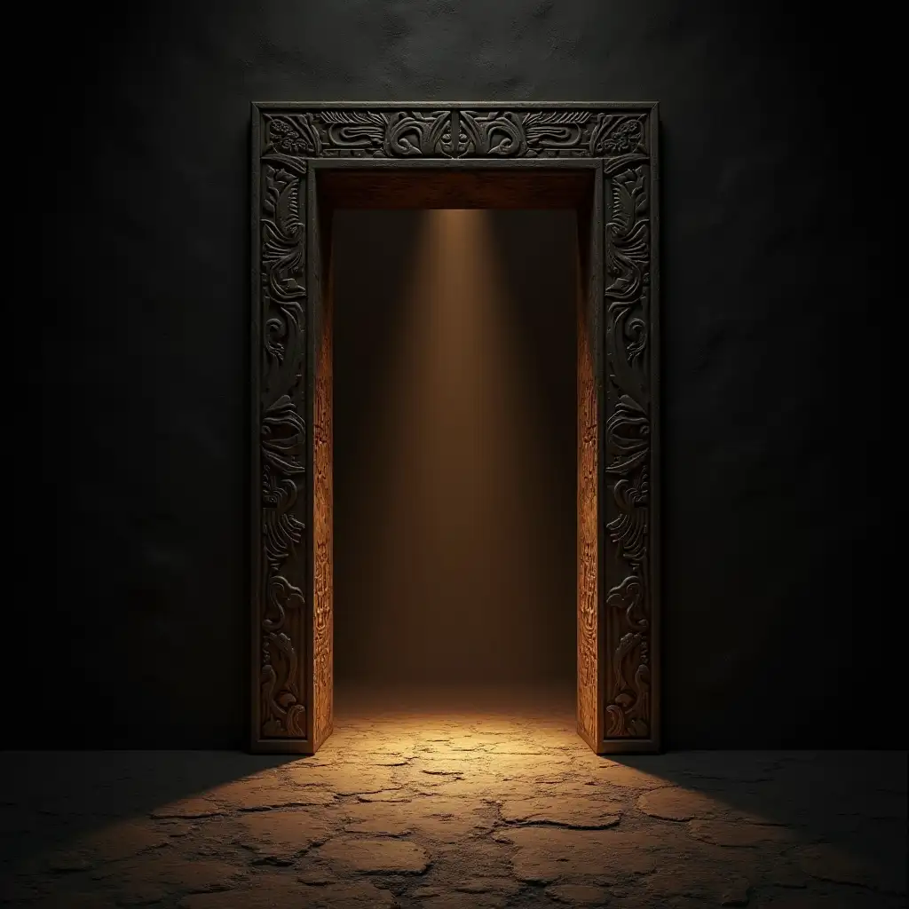 Mysterious-Ancient-Egyptian-Doorway-Surrounded-by-Secrets