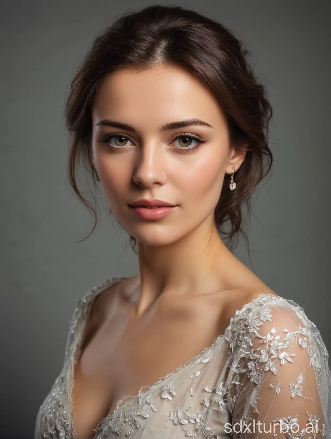 Beautiful-and-Elegant-European-Woman-Portrait-in-Halflength