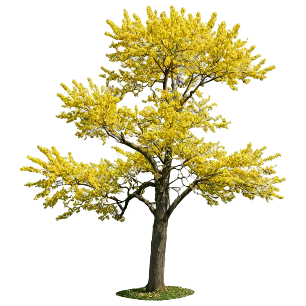 Flowering-Yellow-Ipe-Tree-PNG-Image-Captivating-Botanical-Beauty-in-High-Definition