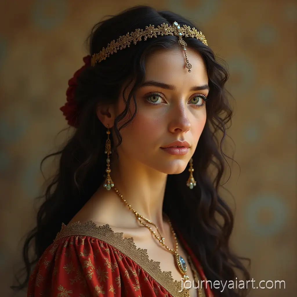 Byzantine-Noblewoman-Theodora-with-Luminous-Eyes-and-Elegant-Dark-Hair