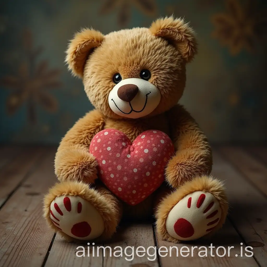 Teddy-Bear-Comforting-Its-Lover-After-She-Breaks-Her-Leg