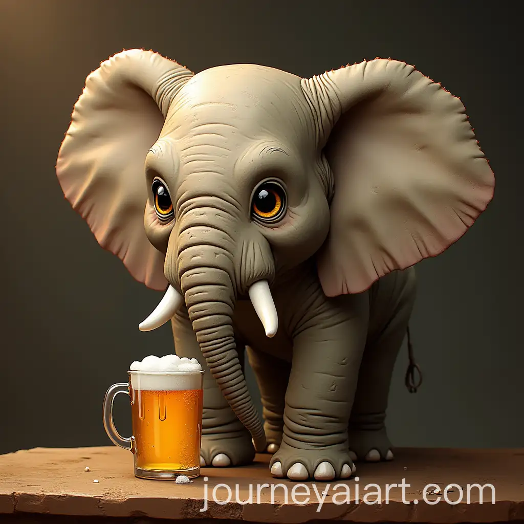 Shiny-Elephant-Ear-with-BeerAI-Image-Prompt-Expansion-for-Sale-and-Happy-Planning-Moment