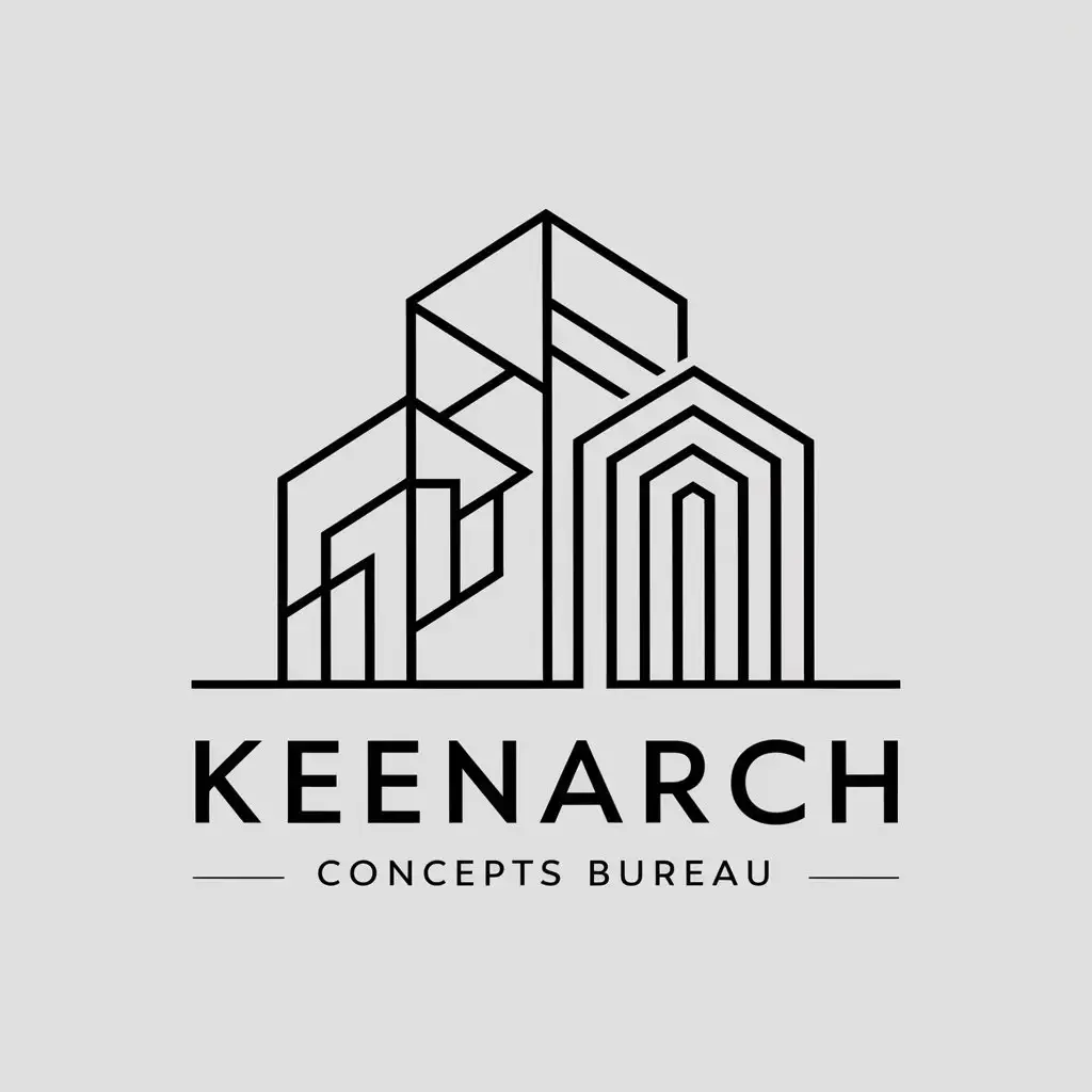 LOGO Design for Keenarch Concepts Bureau Modern Architecture and Parametric Construction