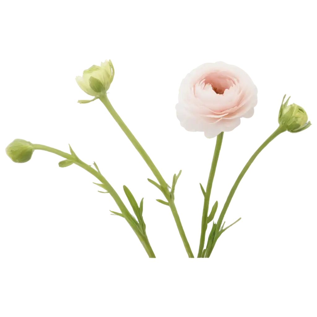 HighQuality-PNG-Image-of-a-Ranunculus-Flower-Enhance-Your-Designs-with-Clarity