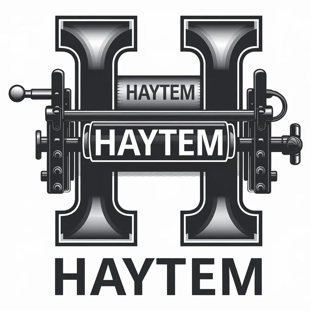 LOGO Design for Haytem Vector with Printing and Advertising Symbol on Clear Background