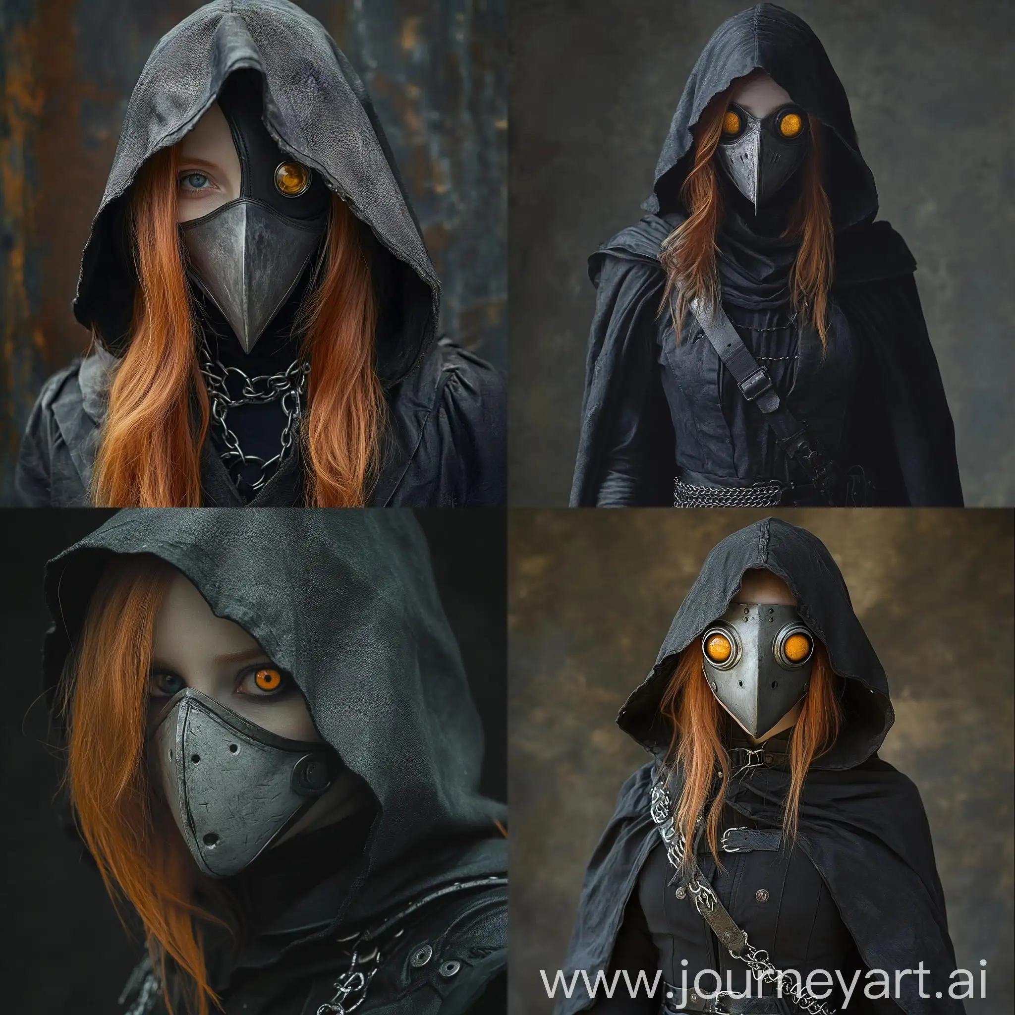 Mysterious-Redhaired-Warrior-in-Plague-Doctor-Mask