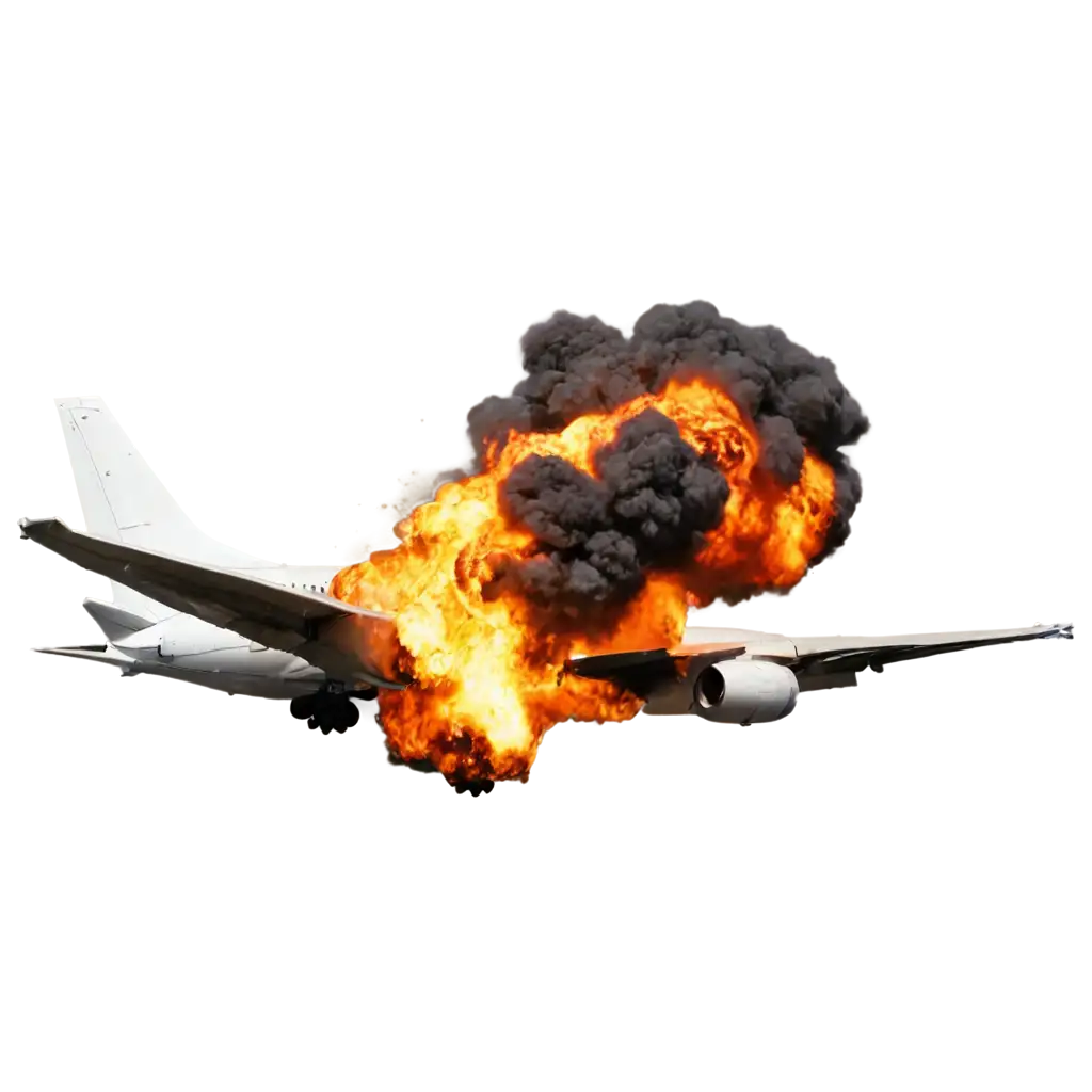 Explosive-Airplane-PNG-Dynamic-Image-of-a-Plane-Exploding