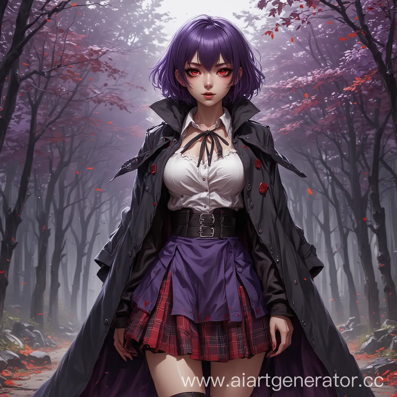 Anime-Girl-Vampire-in-Wide-Jacket-with-Red-Eyes-and-Purple-Hair